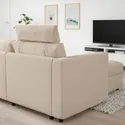 IKEA VIMLE ВІМЛЕ, 3-місний диван із кушеткою, з узголів'ям / ХАЛЛАРП бежевий 493.991.21 фото thumb №3