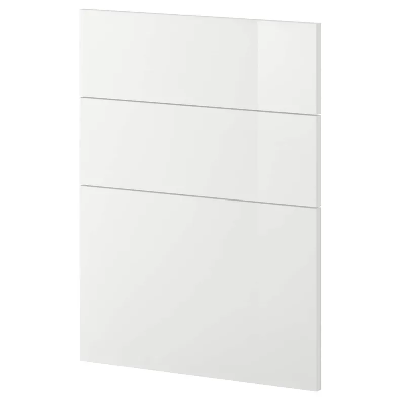 IKEA METOD МЕТОД, 3 фронтальні панелі для посудомийки, Рінгхульт білий, 60 см 094.498.92 фото №1