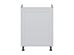 BRW Кухонный шкаф под мойку Verdi 60 см правый светло-серый матовый, греноловый серый/светло-серый матовый FL_DK_60/82_P-SZG/JSZM фото