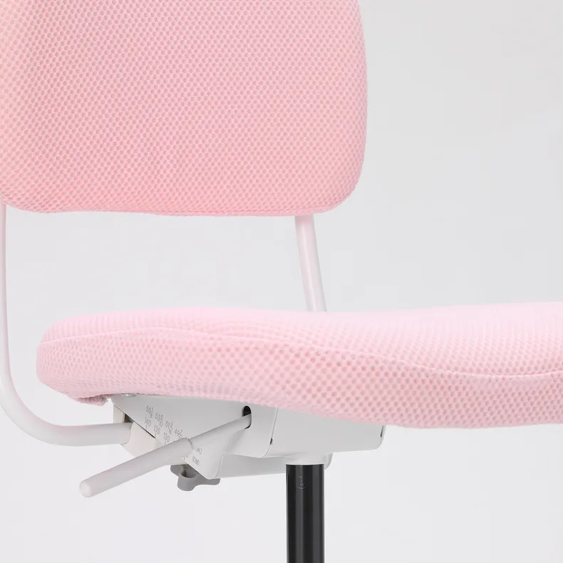 IKEA VIMUND ВІМУНД, дитяче робоче крісло, світло-рожевий 104.243.53 фото №4