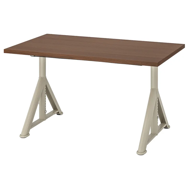 IKEA IDÅSEN ІДОСЕН, письмовий стіл, коричневий / бежевий, 120x70 см 392.810.18 фото №1
