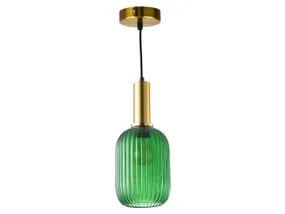 BRW Підвісний світильник зі скла Саффолк зелений 093035 фото