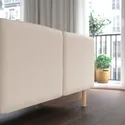 IKEA LILLEHEM ЛИЛЛЕХЕМ, 3-м модульный диван со столиком, Виссл бежевый/дерево 295.697.51 фото thumb №4