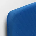IKEA SLATTUM СЛАТТУМ, каркас ліжка з оббивкою, Knisa яскраво-синій, 140x200 см 205.712.68 фото thumb №2