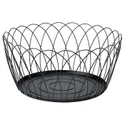 IKEA HÖSTAGILLE ХЕСТАГІЛЛЕ, кошик, чорний, 55x25 см 105.757.85 фото thumb №1