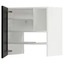 IKEA METOD МЕТОД, навесной шкаф д / вытяжки / полка / дверь, белый / Лерхиттан с черными пятнами, 60x60 см 495.053.29 фото thumb №1