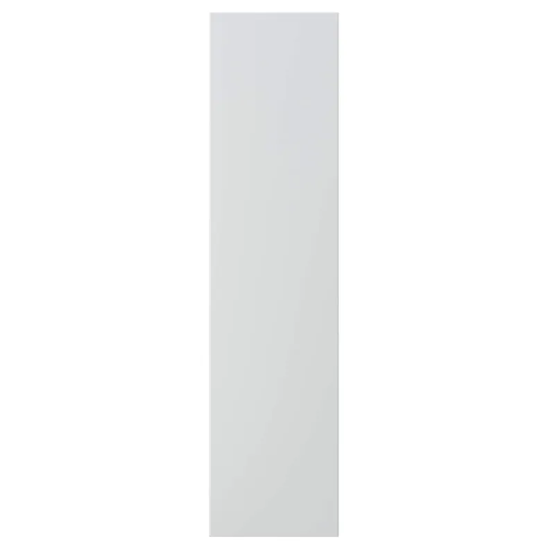 IKEA VEDDINGE ВЕДДІНГЕ, дверцята, сірий, 20x80 см 102.209.97 фото №1