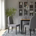 IKEA DANDERYD ДАНДЕРЮД / DANDERYD ДАНДЕРЮД, стіл+4 стільці, сосна чорна / Vissle чорна, 130x80 см 794.839.48 фото thumb №3