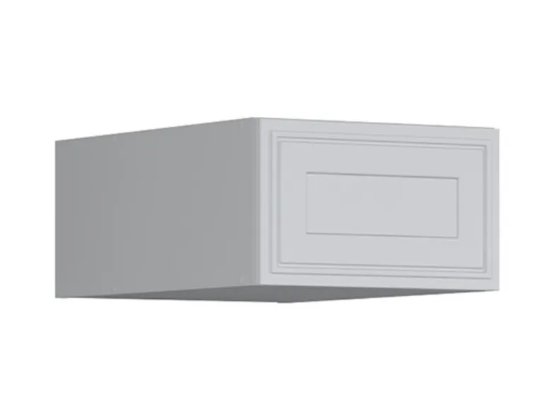 BRW Кухонный шкаф Verdi 40 см с наклонной столешницей светло-серый матовый, греноловый серый/светло-серый матовый FL_NO_40/23_O-SZG/JSZM фото №2