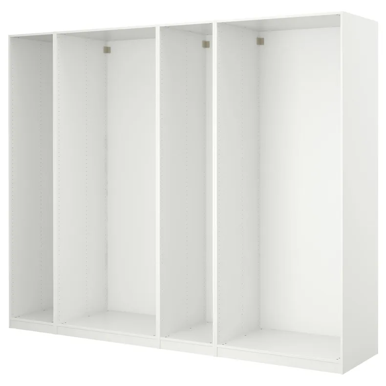 IKEA PAX ПАКС, 4 каркаса гардеробов, белый, 300x58x201 см 298.954.90 фото №1