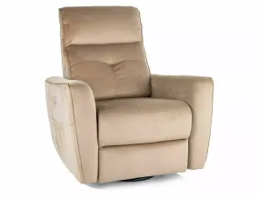 Раскладное кресло бархатное SIGNAL HELIOS M Velvet, Bluvel 28 - бежевый фото