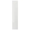 IKEA RINGHULT РІНГХУЛЬТ, дверцята, глянцевий світло-сірий, 40x200 см 703.575.67 фото thumb №1