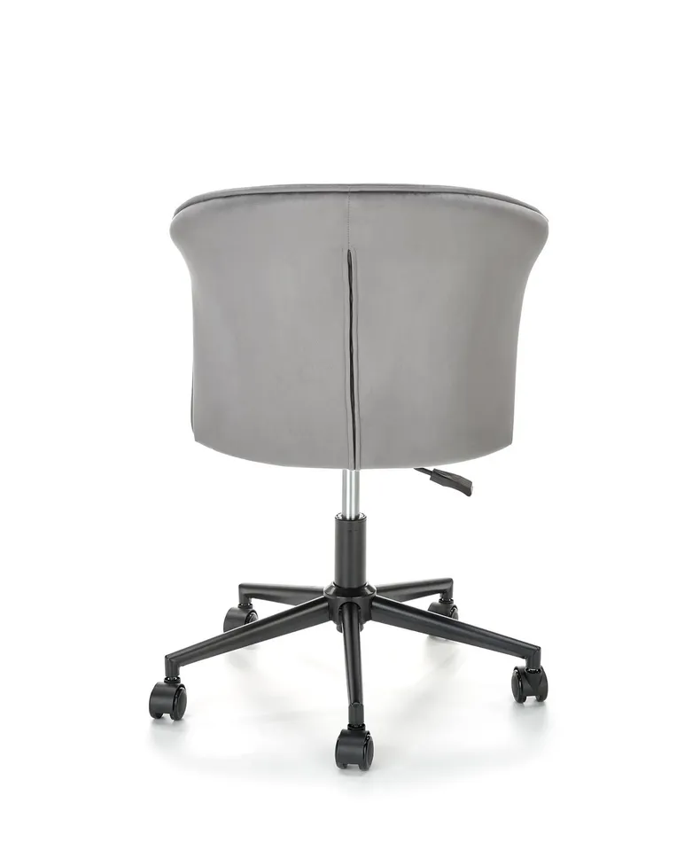 Крісло офісне обертове HALMAR PASCO, сірий оксамит фото №2
