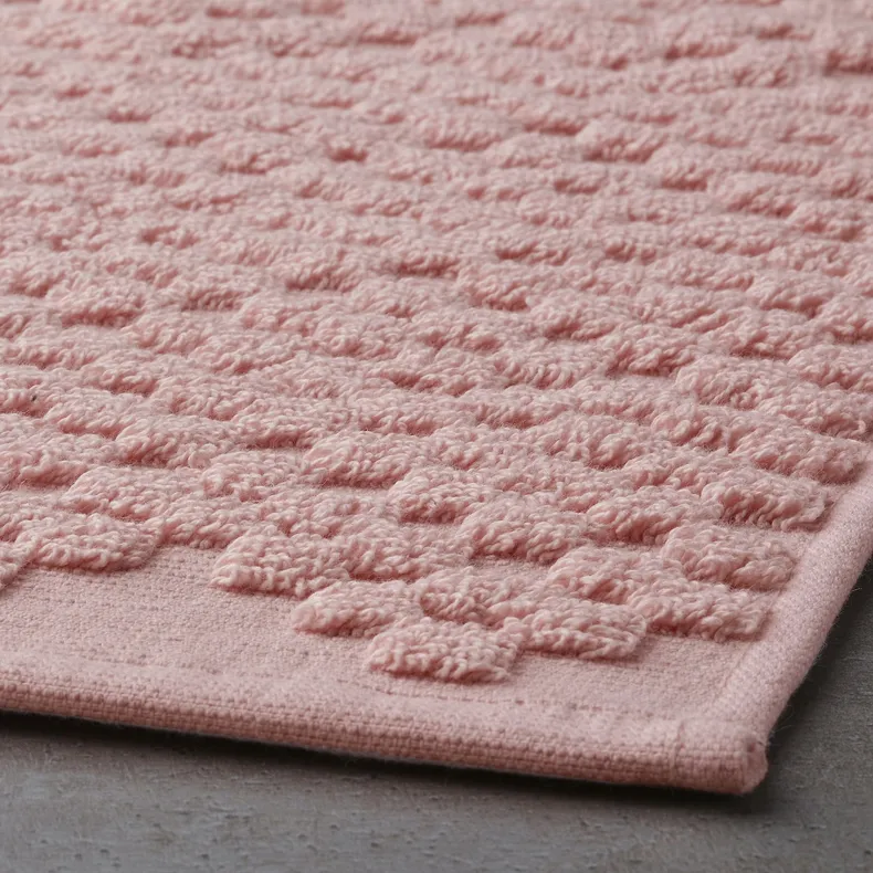 IKEA FJÄLLKATTFOT ФЙЕЛЛКАТТФОТ, килимок для ванної кімнати, блідо-рожевий, 50x80 см 305.800.26 фото №2