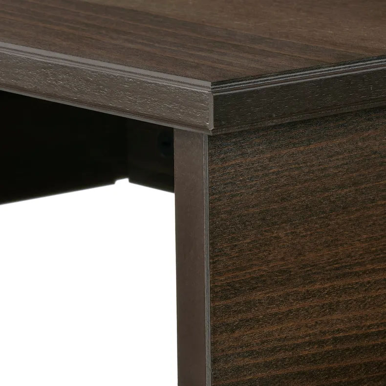 IKEA IDANÄS ИДАНЭС, дополнительный модуль для стола, коричневый, 152x30 см 305.141.59 фото №3