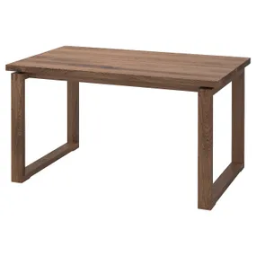 IKEA MÖRBYLÅNGA МОРБИЛОНГА, стол, дуб коричневый морилка, 140x85 см 503.862.45 фото