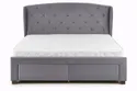 Двуспальная кровать с ящиками HALMAR SABRINA 160x200 см серый фото thumb №10