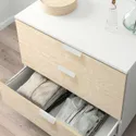 IKEA PLATSA ПЛАТСА, комод с 3 ящиками, белый / кальбоденский эффект яркой сосны, 80x57x73 см 695.013.11 фото thumb №3