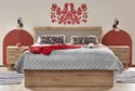 Ліжко двоспальне HALMAR BORNEO 160x200 см дуб артізан, чорний фото thumb №12