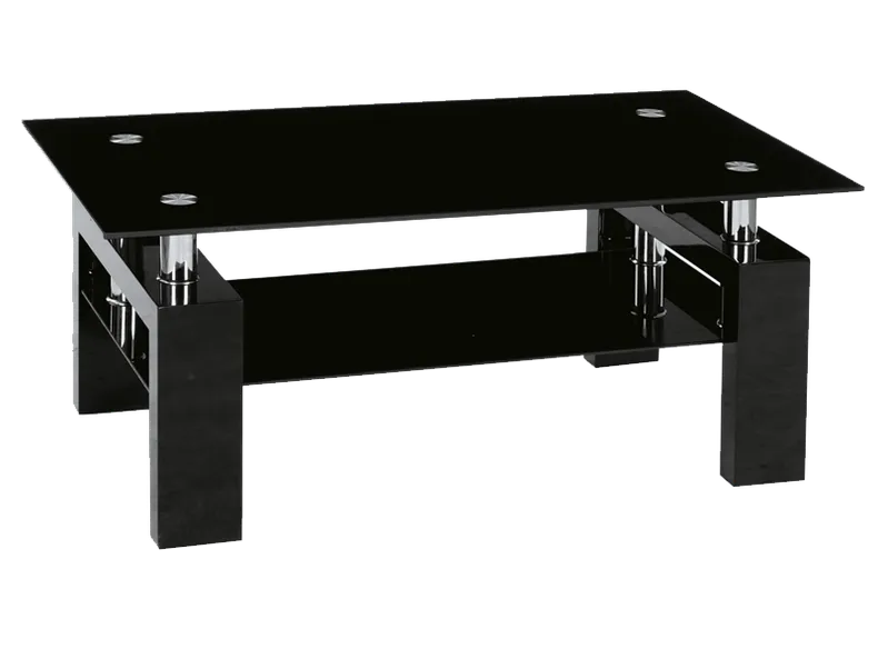 Журнальний столик SIGNAL LISA II, чорний, 60x110 фото №1