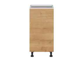 BRW Правосторонний кухонный шкаф Sole 40 см с ящиками плавного закрывания дуб арлингтон, альпийский белый/арлингтонский дуб FH_D1S_40/82_P/STB-BAL/DAANO фото