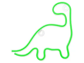 BRW Детский неоновый настенный светильник Динозавр LED зеленый 093789 фото