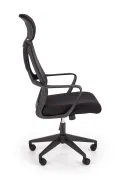 Крісло комп'ютерне офісне обертове HALMAR VALDEZ чорний / чорний фото thumb №3