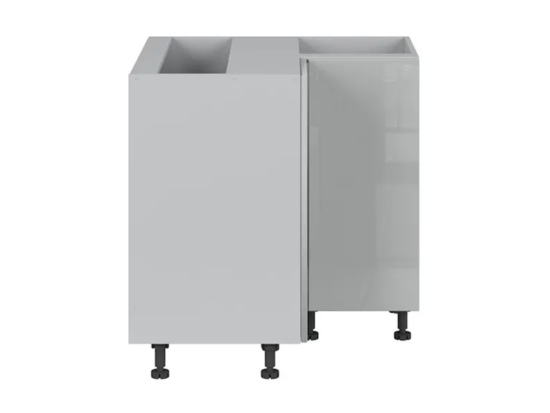 BRW Угловой кухонный шкаф Top Line 90 см серый глянец, серый гранола/серый глянец TV_DNW_90/82_P/L-SZG/SP фото №3