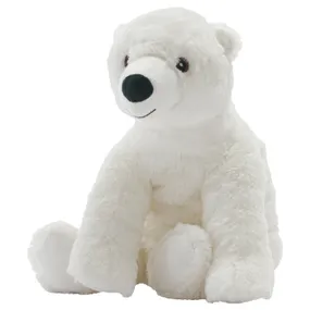 IKEA SNUTTIG СНУТТІГ, іграшка м’яка, білий білий ведмідь, 29 см 005.785.34 фото