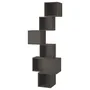 IKEA EKET ЕКЕТ, настінна комбінація шаф, темно-сірий, 80x35x210 см 591.891.27 фото