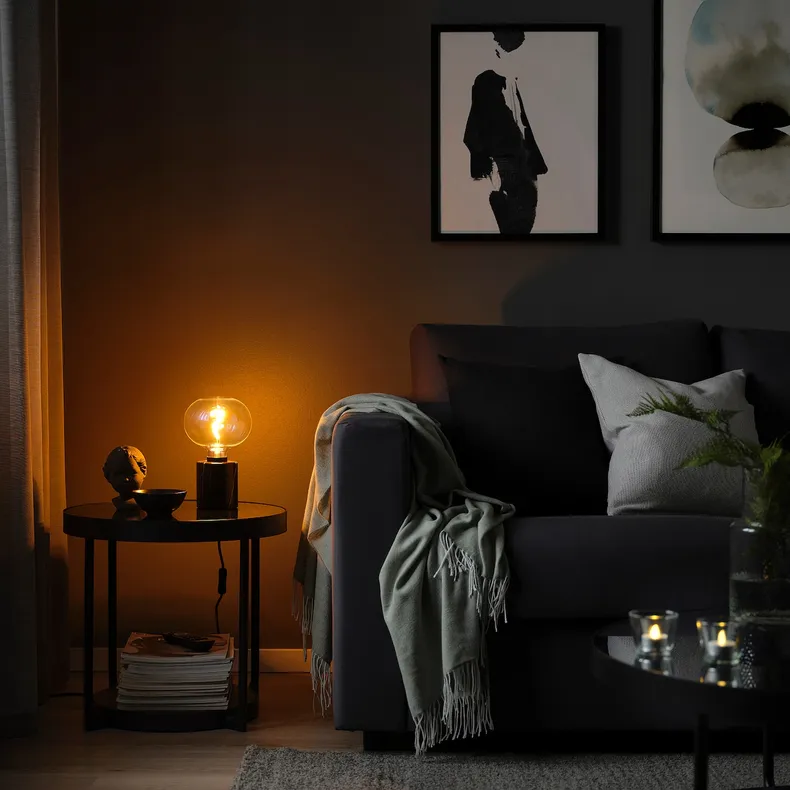 IKEA MOLNART МОЛНАРТ, светодиодная лампочка E27 260 лм, Многоцветный в форме эллипса, 150 мм 405.404.45 фото №4