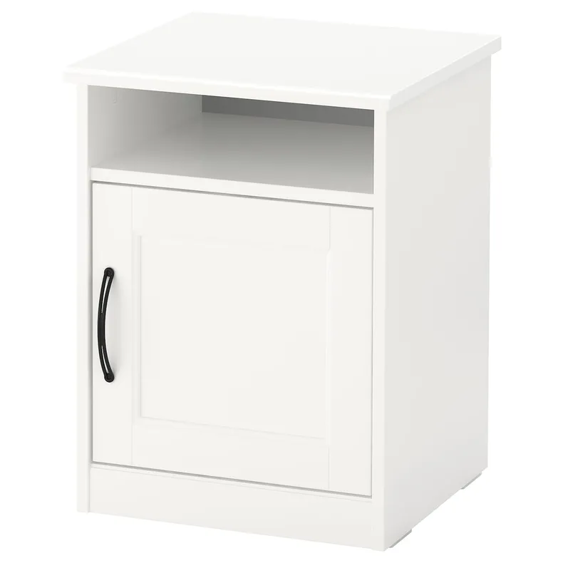 IKEA SONGESAND СОНГЕСАНД, приліжковий столик, білий, 42x40 см 303.674.41 фото №1