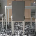 IKEA KÄTTIL КЕТТІЛЬ, стілець, білий / КНІСА світло-сірий 605.003.25 фото thumb №5