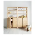 IKEA IVAR ІВАР, 2 секції / полиці / шафа, сосна, 174x30x179 см 394.039.39 фото thumb №3