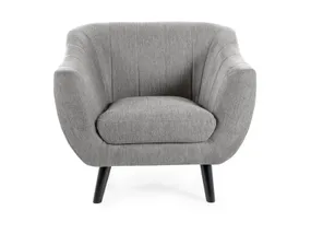 Крісло м'яке SIGNAL ELITE 1 Brego, тканина: сірий / венге фото