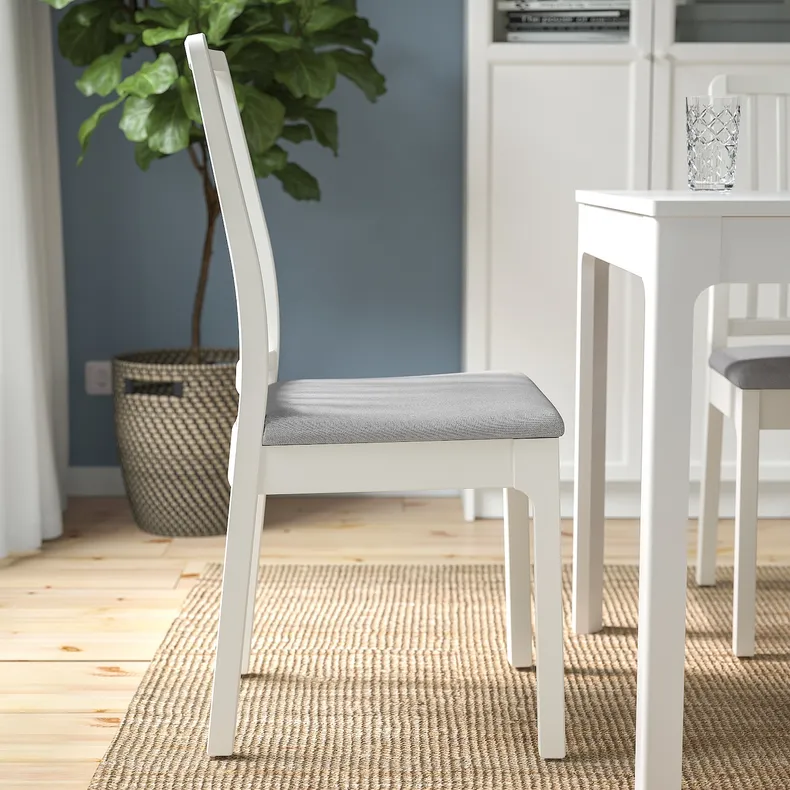 IKEA EKEDALEN ЭКЕДАЛЕН / EKEDALEN ЭКЕДАЛЕН, стол и 8 стульев, белый белый / светло-серый, 180 / 240 см 294.828.52 фото №6