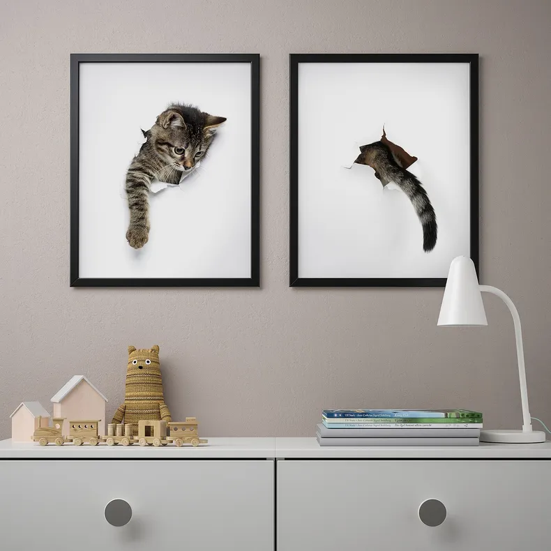 IKEA BILD БИЛЬД, постер, внешний вид кошки, 40x50 см 505.332.94 фото №2