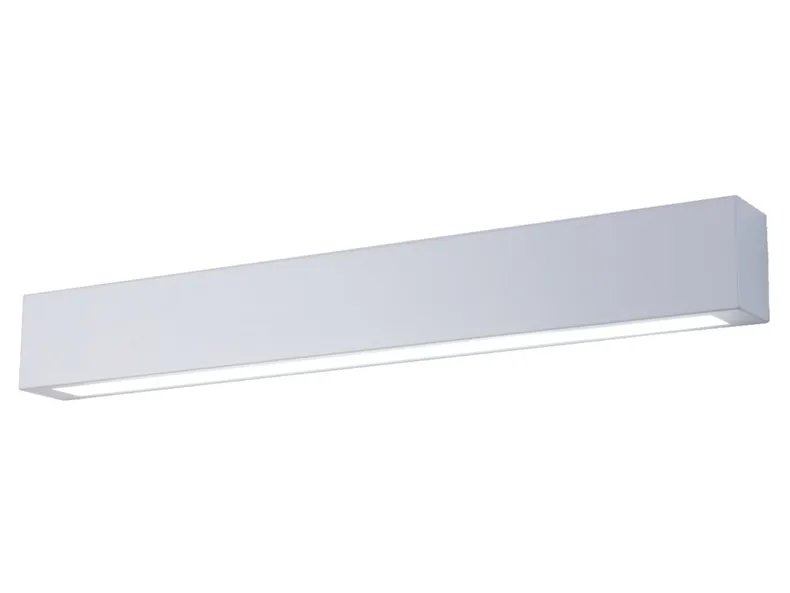 BRW Настенный светильник для ванной комнаты Ibros LED 120 см металл белый 082426 фото №1