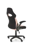 Кресло компьютерное, офисное BLOOM розовое / черное фото thumb №3