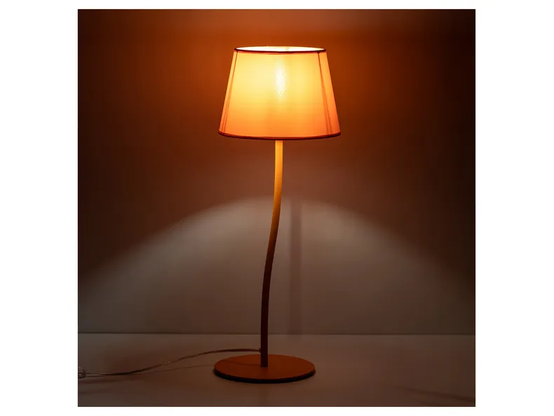 BRW Металлическая настольная лампа Nicola оранжевого цвета 094962 фото №2