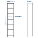 IKEA BILLY БИЛЛИ, стеллаж, белый, 40x28x202 см 502.638.38 фото thumb №4