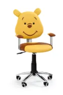 Дитяче крісло обертове HALMAR KUBUŚ коричневий/жовтий фото thumb №1