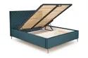Узголів'я ліжка HALMAR MODULO W2 160 см темно-зеленого кольору. Моноліт 37 фото thumb №5
