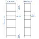 IKEA LAGKAPTEN/ELDBERGET ЛАГКАПТЕН/ЭЛДБ / VITTSJÖ ВИТШЁ, стол и комбинация для хранения, и вращающийся стул черный/коричневый/темно-серый 994.367.67 фото thumb №7