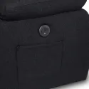 Массажное кресло MEBEL ELITE BONO 2, ткань: черный фото thumb №15