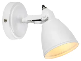 BRW Металлический настенный светильник для ванной комнаты Fjallbacka белый 078131 фото