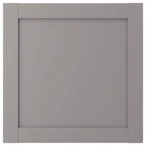IKEA ENHET ЕНХЕТ, дверцята, сіра рамка, 60x60 см 004.576.69 фото