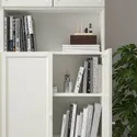 IKEA BILLY БИЛЛИ / OXBERG ОКСБЕРГ, стеллаж с верхними полками / дверями, белый, 160x30x237 см 492.807.54 фото thumb №4