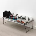 IKEA GREJIG ГРЕЙІГ, полиця для взуття, сірий, 58x27x17 см 403.298.68 фото thumb №2