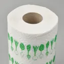 IKEA FAMILJ ФАМІЛЬЙ, паперові рушники, дизайн яскраво-зелений / білий 405.307.43 фото thumb №3